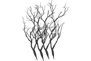 Sewroro 4 Stück künstliche getrocknete Zweige aus Kunststoff Künstliche Gefälschte Geweihförmige Äste Hörner in Form eines Zweigs Für Blumenarrangements Weihnachtsdekoration