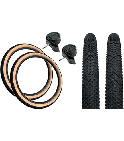 Knobby Tread Tires Baldys 20x2.125 BMX & Mountain Bike Tires - Blue/Tan Wall Knobby Pair 20 X 2.125 BMX Tires - View #2