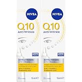 NIVEA Q10 Power Kırışık Karşıtı Sıkılaştırıcı G&ouml;z Kremi, 15 ml, Hassas G&ouml;z &Ccedil;evresi, Şişkinlik,Hyaluronik Asit,Kreatin,Hafif F