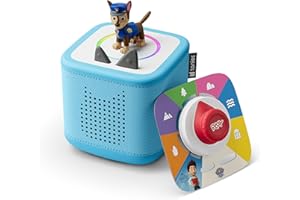 TONIES Sky Blue Toniebox 2 Play Set with PAW Patrol Chase Tonie, Tonieplay Game, Tonieplay Controller