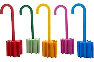 FERROELETTRA Ferma Finestra GUMMY - Fermavento Profumato Fermaporta Universale Ammortizzatore Ferma persiane - Gommini Paracolpi Blocca Porta - Colori assortiti (4)