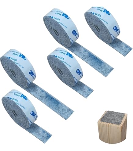 Rotolo Feltro Autoadesivo Per Mobili 1m X 3mm - Striscia Protettiva Per Pavimenti