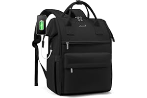 LOVEVOOK Plecak na Laptopa dla Kobiet, 17 Cali, Fioletowy