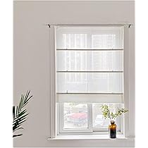 Tenda Voile Con Motivo Piume - Bianco, 100x150 Cm, Con Passanti, Effetto Dévoré - Foto 7