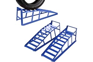 Honhill Une Paire La Levage Rampe de Chargement Acier Rampes d'accès Voiture 2 tonnes Voitures Rampe