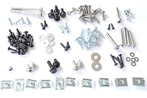 TECH-PARTS-KOELN Mega Set Schrauben Satz Verkleidung Aprilia Sr50 DiTech Morini Motor 2000-2004 + Clipse