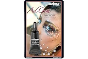 mehron AdGem Latex Free Adhesive - w/12 Rhinestones