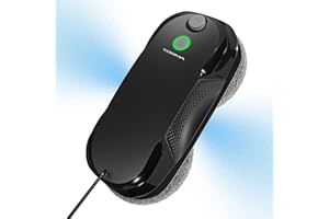 ‎TOSIMA TOSIMA W5 fensterputzroboter Fensterroboter mit doppelter Düse,Einzigartige variable Frequenzabsaugung, dreifaches Sicherheitssystem, Kantenerkennungsfunktion, intelligente Navigation (Schwarz)