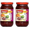 SWAD Sweet Gor Keri Pickle | Sweet & Tangy Traditional Aam Ka Aachar | Natural, No Artificial Preservatives & Colors | Homemade Recipe & Authentic Indian Flavor | 500g (Pack of 2)