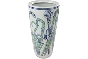 AcaciaHome 18" Bunch of Grapes Floral Ceramic Umbrella Stand