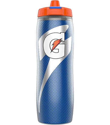 Gatorade GX Bottiglia Ricaricabile Antiscivolo: La Tua Compagna Di Allenamento Premium - 30 FL OZ (Blu)