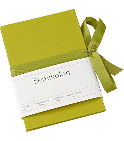 Semikolon 370025 Leporello Grande A5 15x21 Cm: Libro Fotografico A Fisarmonica Per 14 Foto 13x18 Cm, Copertina In Seta Lilla, Fatto A Mano - 2