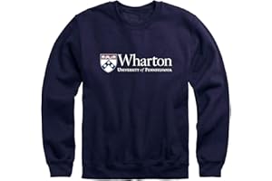 Ivysport University of Pennsylvania Classic Adult Crewneck Sweatshirt with Wharton Logo, Sweatshirt