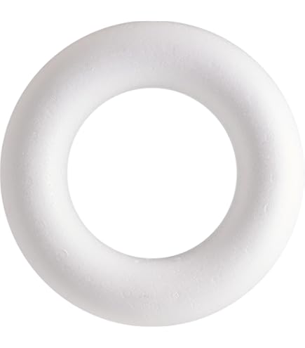 12 stuks kerst piepschuim kegels witte piepschuim kegels