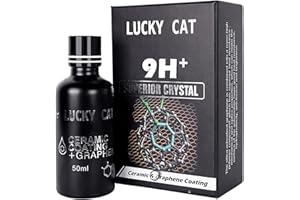 FANTASTIC XML 2020 High Gloss 9H+ Nano Ceramic Coating Car kit,Anti-Scratch Super Hydrophobic Liquid Pro Premium Ceramic Cating Car Polish Paint Sealant Protection-50ml