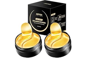 ASYBO 120 pz maschere sotto gli occhi, bende sotto gli occhi dorate, maschera per il trattamento degli occhi per occhiaie, occhi gonfi, linee sottili, antietà e antirughe, maschera sotto gli occhi al