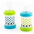 Sassy Baby Food Nurser – 4+ Months Set of 2-4oz 100% Silicone and Spoon BPA-Free