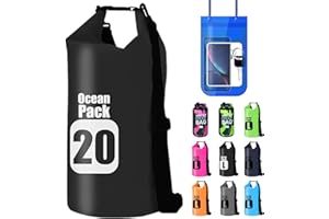 ShyaWorld Bolsa Mochila Impermeable Estanca Seca. litros Diferentes de Capacidad. Funda de Móvil Impermeable Estanca Hermética Incluida. para Playa Kayak Surf Montaña y el Uso Que tu Quieras.