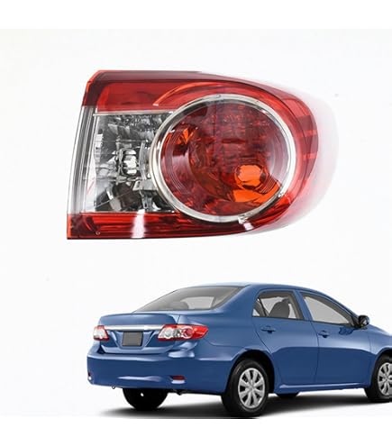 VLAND Smoked LED Tail Lights For 2011-2013 Toyota Corolla – Plug & Play, DOT/SAE Approved