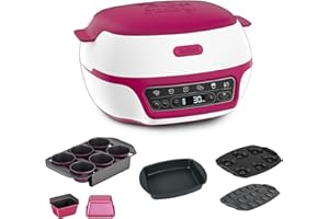 TEFAL Cake Factory Délices, Machine à gâteaux, 5 programmes, mode manuel, moules muffins, cakes, madeleines, donuts