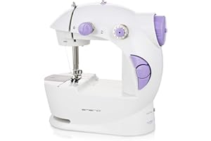 Emerio Macchina da cucire a braccio libero SEW-122275 Bianco, Lilla, Piccolo
