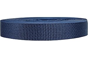 Strapworks Lightweight Polypropylene Webbing - Poly Strapping for Outdoor DIY Gear Repair, Pet Collars, Crafts – 3/4 Inch by 10, 25, or 50 Yards, Over 20 Colors