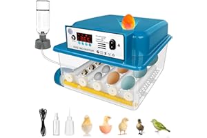 FAAZY CoInceptus Couveuse Oeuf Automatique, Incubateur Oeuf Automatique 12-16 Oeufs avec Retournement Automatique des Oeufs et Humidification Automatique Couveuse pour Oeufs de Poule, Canard, Caille