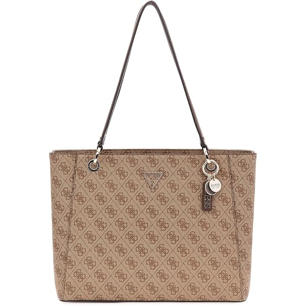 Guess BRENTON TOTE SET - Psaníčko - latte logo/béžová