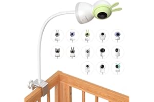 YESIMOM Supporto Universale per Baby Monitor, Supporto Flessibile Telecamera per Bambini, Compatibile 8SM/8TM/8TM-Gray, Vari Baby Monitor con Fori per Viti da 1/4 di Pollice