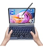 KOOFORWAY Mini Laptop 8 inch HD Touchscreen Portable, Win 11 Pro