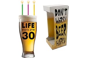 Bombo Boccale Pinta per Festa di compleanno LIFE STARTS AFTER 30