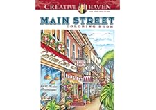 Creative Haven Main Street Coloring Book