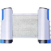 OULII Filet de Tennis de Table Universel Portable avec Poteau en Maille Élastique pour Toute Utilisation sur Table