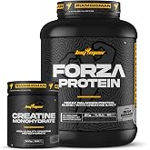 BigMan Pack Forza Protein 2kg + Creatine 300g (Hazelnut Chocolate) | Protein 80%. Whey Protein Concentrate, Soy Isolate, Crea