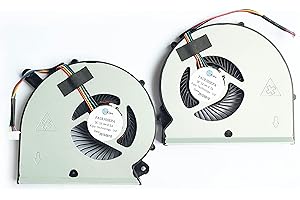 ANNESA NEW CPU+GPU Cooling Fan Replacement for Gigabyte RP64 RP64W P64 P64W PR65 RP65W Aero14 Aero15 15X 15W 15P 15KB V8 X9 Y9 Series BS5005HS-U2N BS5005HS-U2M