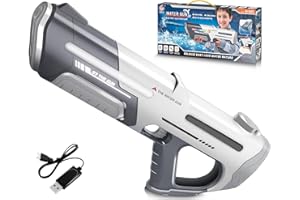 SEELENKLANG Pistolet a Eau Electrique Puissant, Grande Capacité Pistolet à Eau Électrique