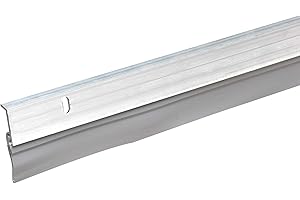 Frost King A59/36H Premium Aluminum and Vinyl Door Sweep 1-5/8-Inch by 36-Inches, Silver