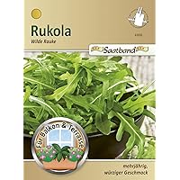 Rukola Wilde Rauke Saatband für Balkon & Terrasse mehrjährig würziger Geschmack 43935