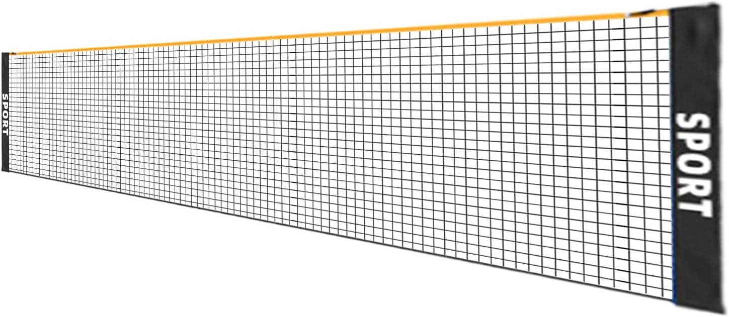 Red Portátil de Bádminton | Plegable, Altura Ajustable y Resistente a la Intemperie - 3/4/5 m Portátil para Vóleibol - para Niños y Adultos, Playa, Piscina, Interior/Exterior, Entrenamiento, Práctica,