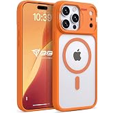 Babilden iPhone 16 Pro Max İ&ccedil;in Mat Şeffaf MSafe Destekli Premium Koruyucu Kılıf Darbe Emici Silikon Kenarlı Kamera Korumalı 