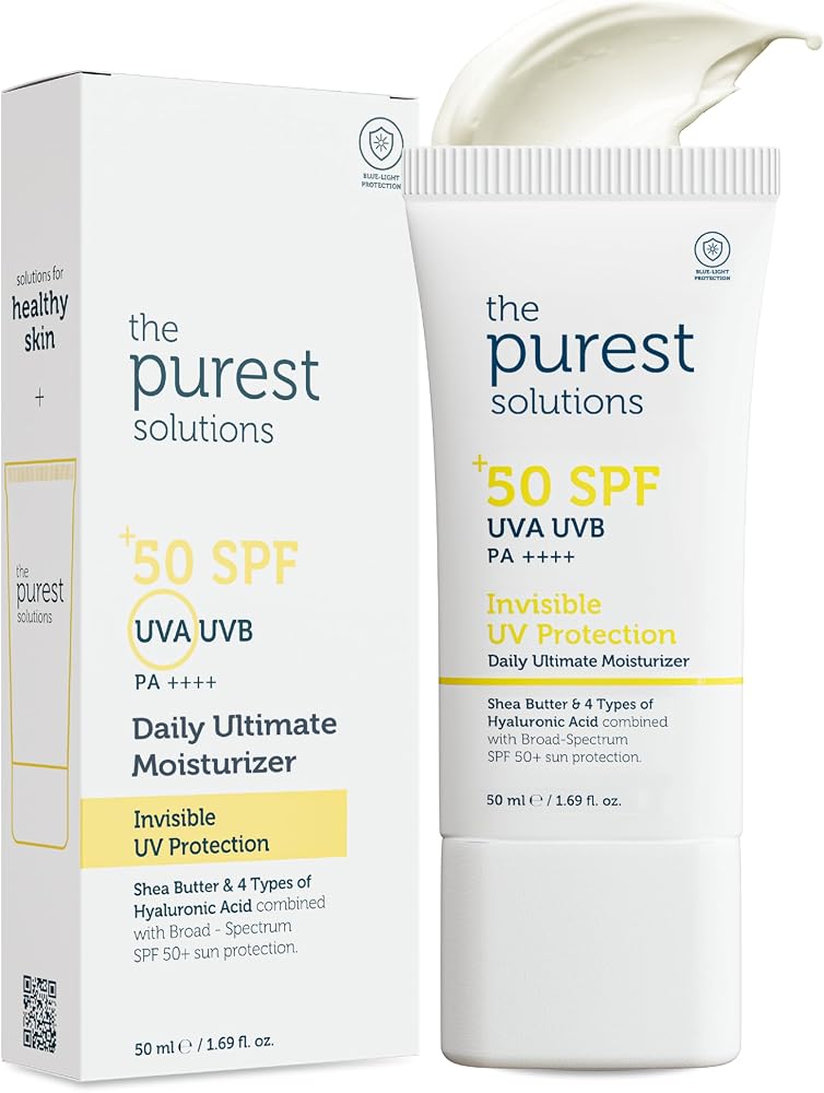 The Purest Solutions, Yüksek Koruma ve Nemlendirici Etkili Güneş Koruyucu Krem SPF 50, 50 ml