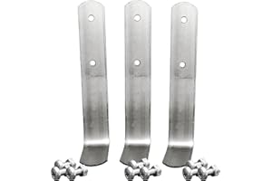 KetoPlastics Replacement Incinerator Bin Burner Legs Feet for 15L 30L 60L & 90L Galvanised Fire Bin