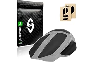 SensoryBoost Grip Tape para Razer Basilisk V3, Ultimate Gaming Mouse (+ Grip Pad) antideslizantes, absorbentes del sudor, ultrafinas (0,5 mm) y sin residuos - accesorios para ratones de juego