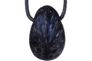 Lebensquelle Plus Pendentif Astrophylit avec Cordon en Cuir