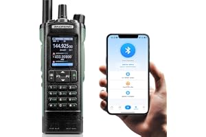 BAOFENG UV-32 10W Dubbelbands Walkie Talkie GPS | Trådlös app & CHIRP programmerbar, AM/FM, 2,0” färgskärm, 1000 kanaler, 10 zoner, lång räckvidd för amatörradio