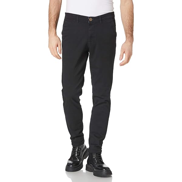 JJ REBEL Herren Hose Jrebmichael – Slim Fit Noos Hose, Dänische Marke