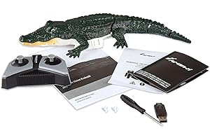 Amewi Croco Le Petit Cocodrilo 370 mm 4 Canales RC Control Remoto RTR Verde