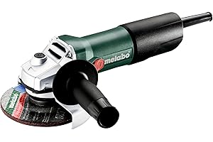 Metabo Winkelschleifer W 850-125 – 603608000 – Mit verdrehsicherer Schutzhaube und Wiederanlaufschutz – Nennaufnahmeleistung: 850 W – 2.5 m Kabellänge