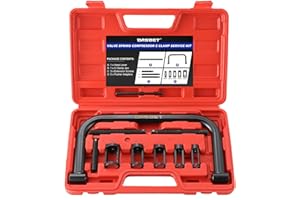 DASBET Valve Spring Compressor C Clamp Service Kit Valve Spring Removal Tool with C Clamp for ATV, Car, Motorcycle,Small Engine Vehicle Equipment
