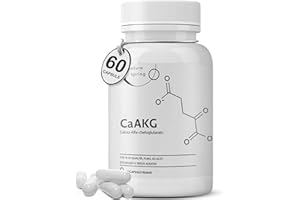 Nature Spring® CaAKG | Calcio Alfa-chetoglutarato | 60 capsule | alta dose | 1000 mg | CaAKG di alta qualità senza additivi